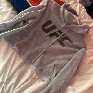UFC cropped hoodie
